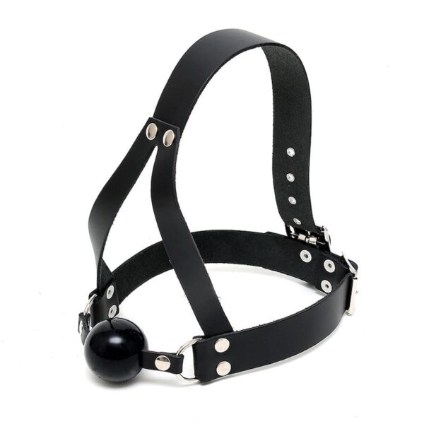 RIMBA Bondage Play Headstrap Gagball