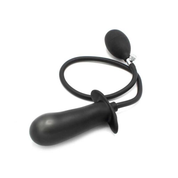 Inflatable Dildo Smooth Black