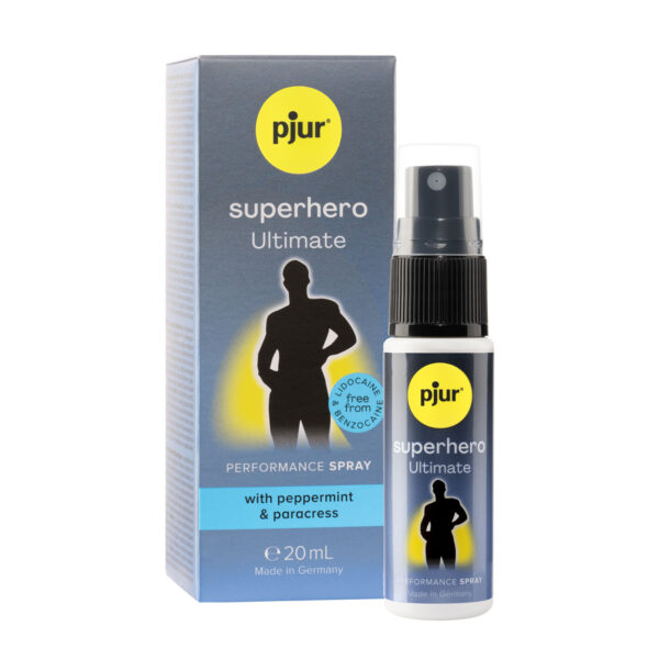 Sort Pjur Superhero Ultimate Spray 20ml