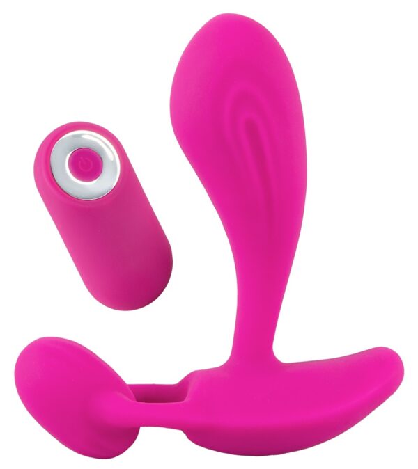 G & C Spot Vibrator med fjernbetjening, 10 vibrationsmodi pink