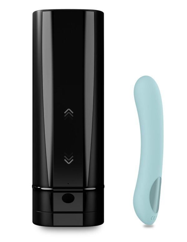 Couple sæt vibrator og masturbator Onyx+ og Pearl2 turkis