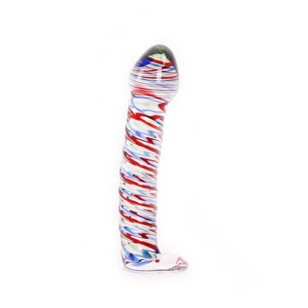 Glass Dildo Color Swirl